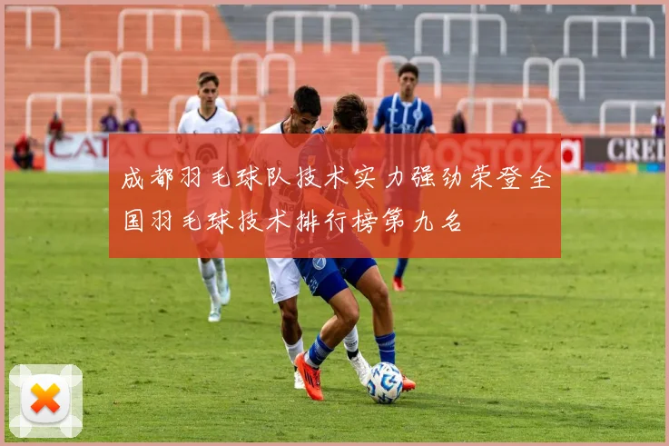 成都羽毛球队技术实力强劲荣登全国羽毛球技术排行榜第九名