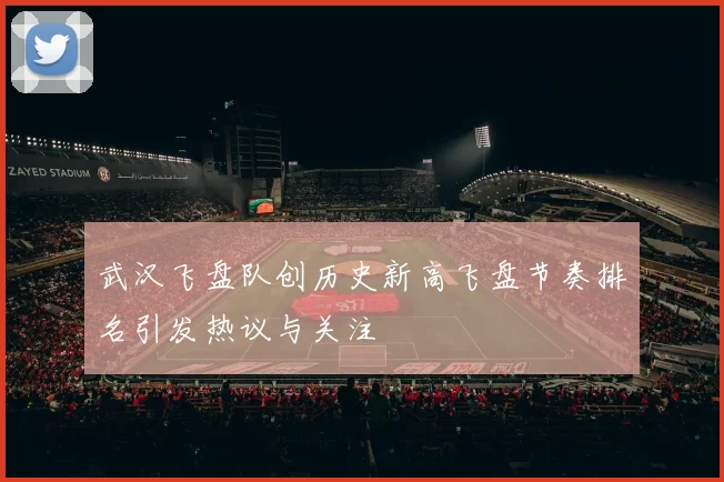 武汉飞盘队创历史新高飞盘节奏排名引发热议与关注